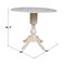 International Concepts Round 42 in Rd Dual Drop Leaf Pedestal Table, 36.3 inH, Unfinished, Ready to Finish, 42 in W, 42 in L K-42DPT-11P - alternate 2